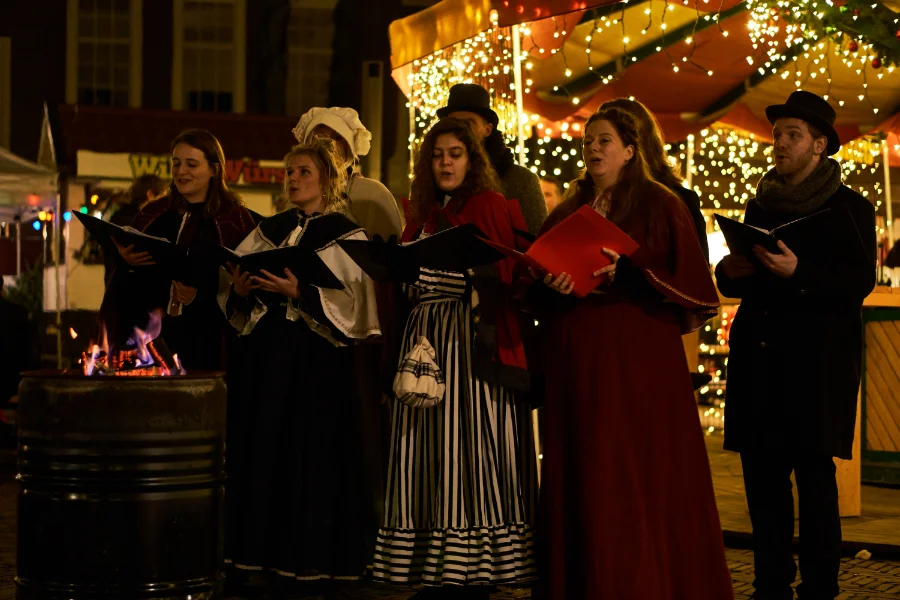 Gospelchor im Weihnachtsdorf